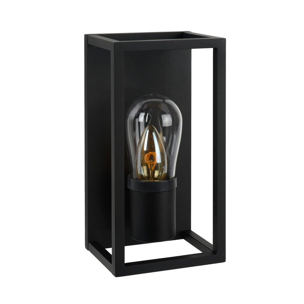 Lucide Zwarte wandlampCarlyn enkel badkamer IP54 - 27200/01/30